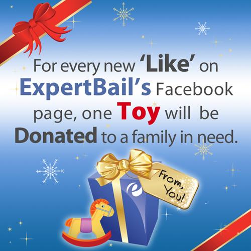 ExpertBail donates toys